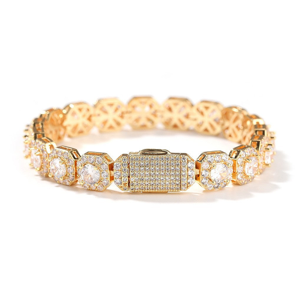 square tennis bracelet