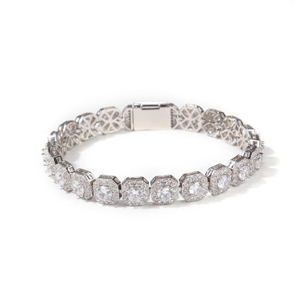 square tennis bracelet
