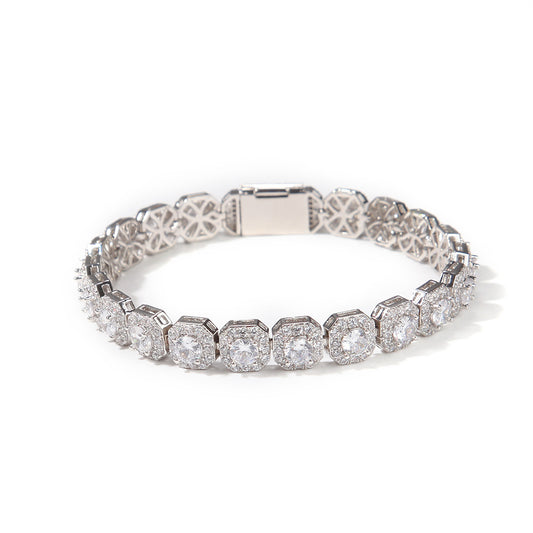 square tennis bracelet