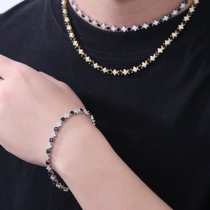 Star Tennis Necklace