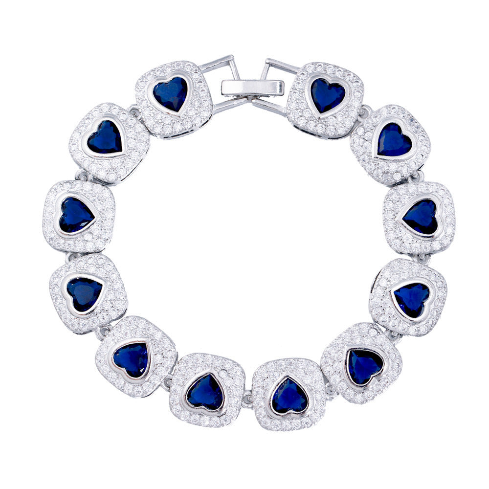 square heart bracelet
