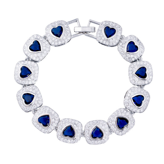 square heart bracelet
