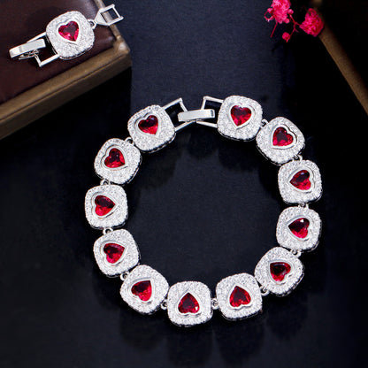 square heart bracelet