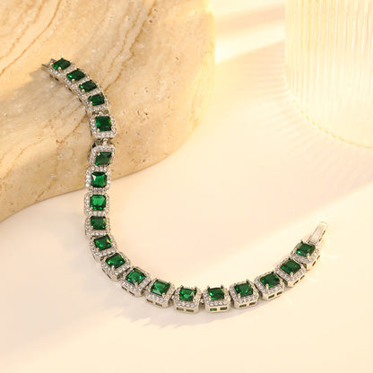 cube gemstone bracelet