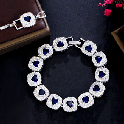square heart bracelet