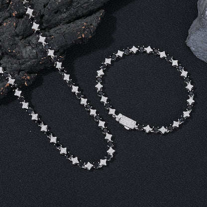 Star Tennis Necklace