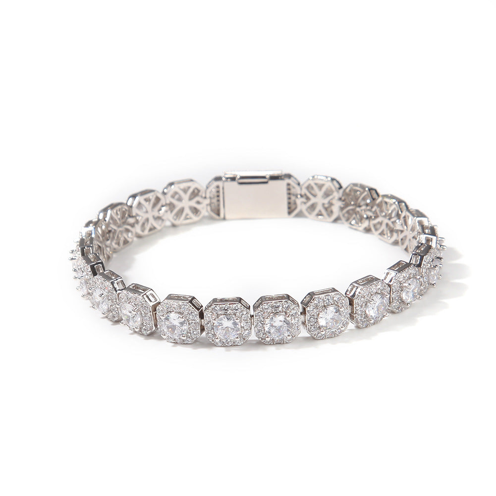 square tennis bracelet