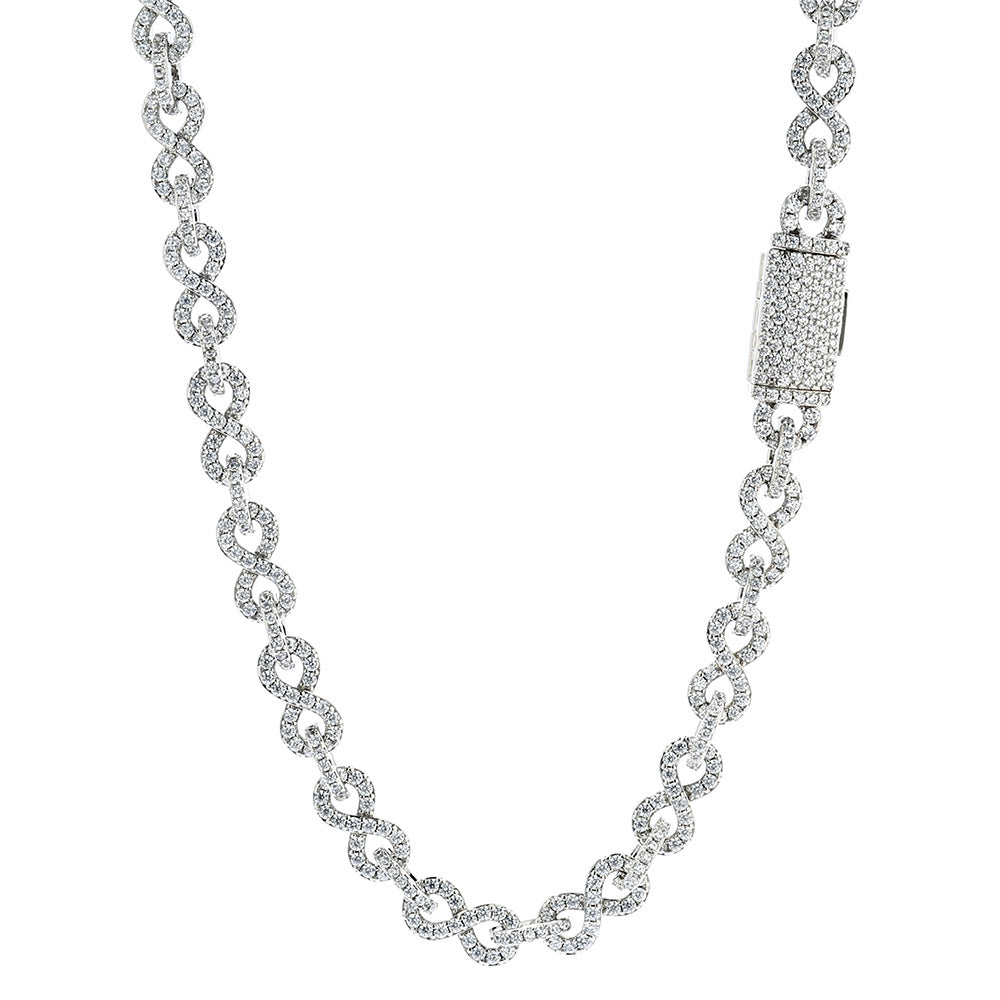 circle link zircon chain
