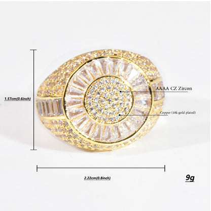 Zircon oval Style Ring