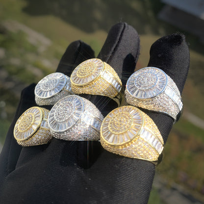 Zircon oval Style Ring