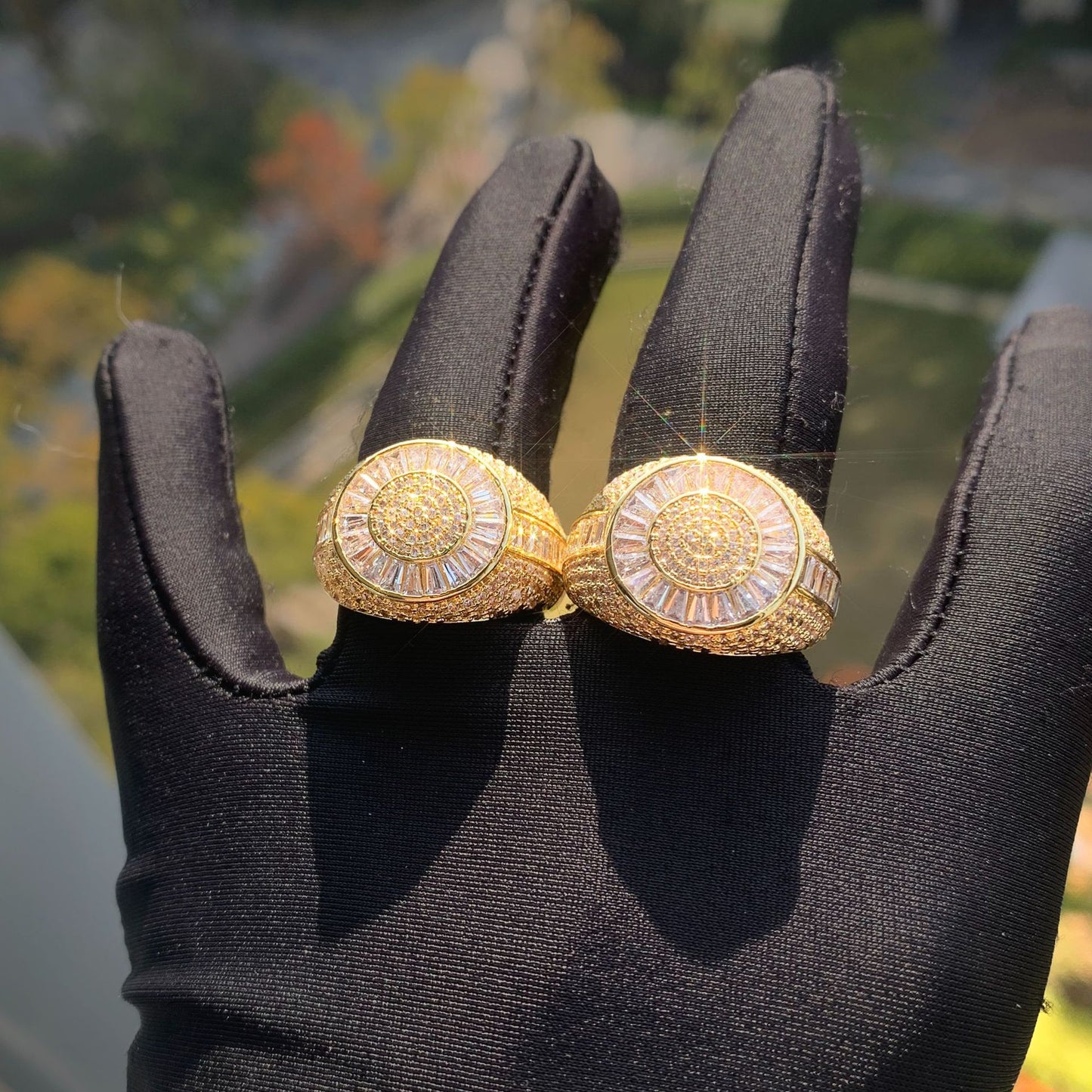 Zircon oval Style Ring