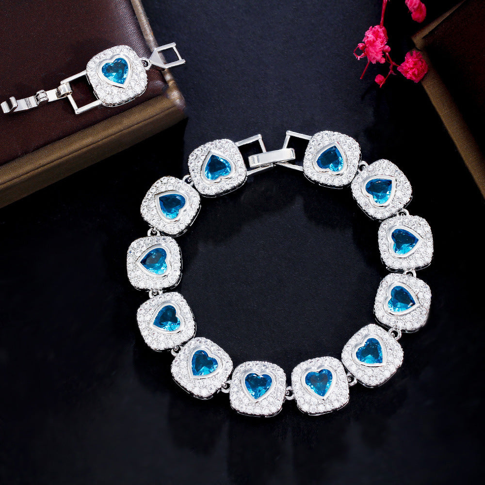 square heart bracelet