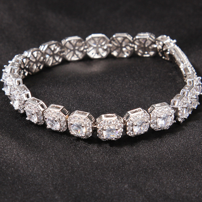square tennis bracelet