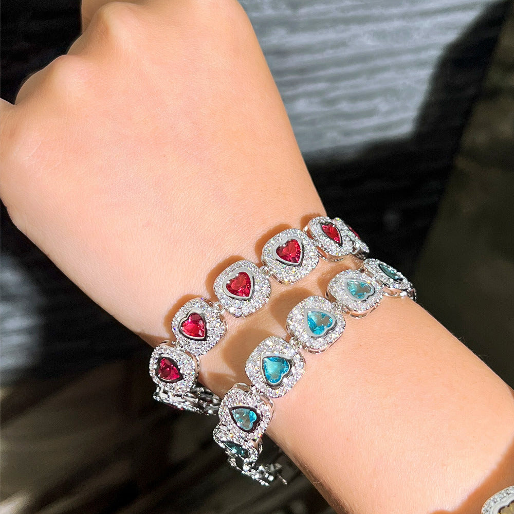 square heart bracelet