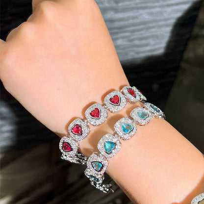 square heart bracelet