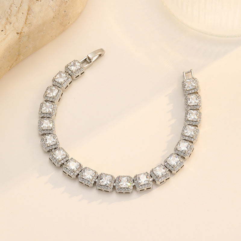 cube gemstone bracelet